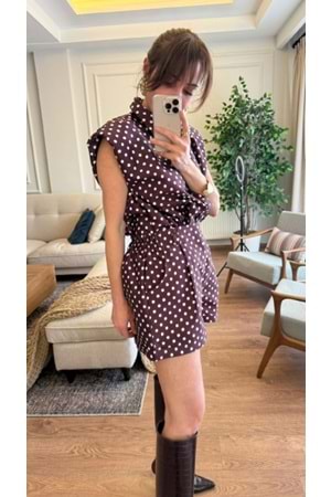 ŞORT 0005 - QATRE - 26YŞRT0005 - KAHVE