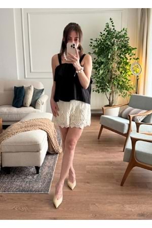 ŞORT 0891 - QATRE - 26YŞRT0891 - EKRU - STANDART