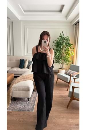 PANTOLON 7562 - QATRE - 26YPN7562 - SİYAH