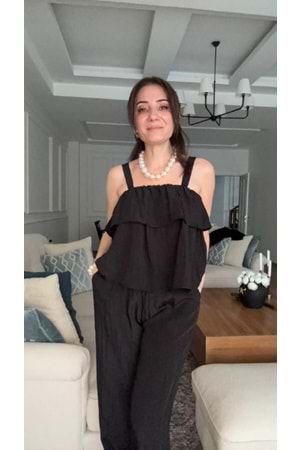 PANTOLON 7562 - QATRE - 26YPN7562 - SİYAH