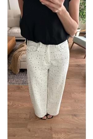 PANTOLON 8017 - QATRE - 26YPN8017 - BEYAZ