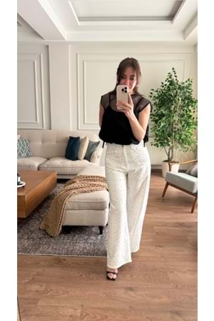 PANTOLON 8017 - QATRE - 26YPN8017 - BEYAZ