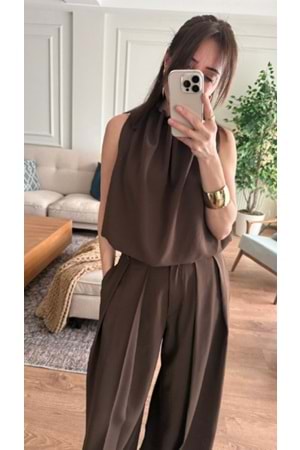 PANTOLON 0028 - QATRE - 26YPN0028 - KAHVE