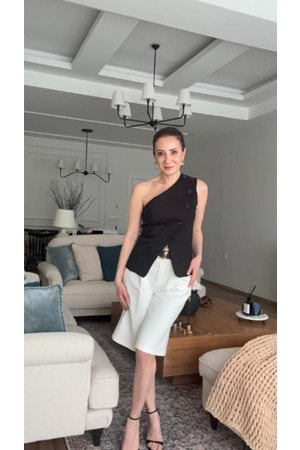 ŞORT 8293 - QATRE - 26YŞRT8293 - EKRU