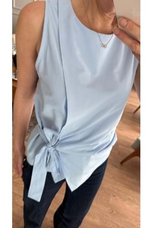 BLUZ 1859 - QATRE - 26YBL1859 - MAVİ