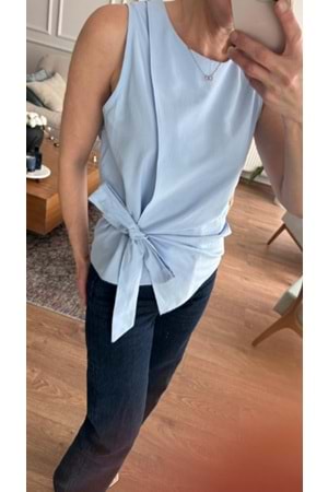BLUZ 1859 - QATRE - 26YBL1859 - MAVİ
