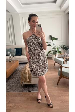 ELBİSE 2172 - QATRE - 26YEL2172 - KAHVE