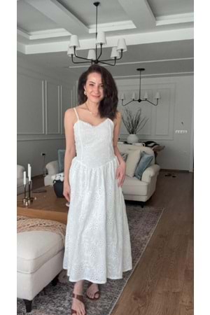 ELBİSE 1069 - QATRE - 26YEL1069 - BEYAZ