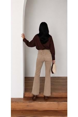 PANTOLON 7403 - QATRE - 26YPN7403 - VİZON