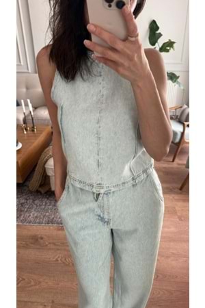 BLUZ 8289 - QATRE - 26YBL8289 - BLUE