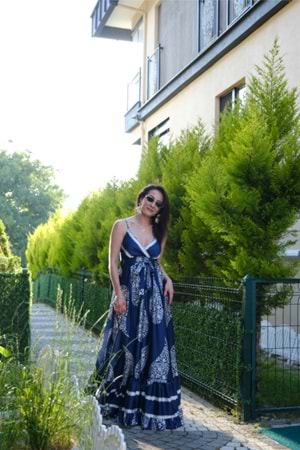 ELBİSE 8602 - QATRE - 26YEL8602 - LACİVERT