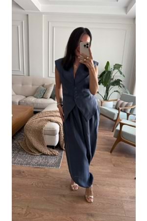 PANTOLON 9320 - QATRE - 26KPN9320 - LACİVERT