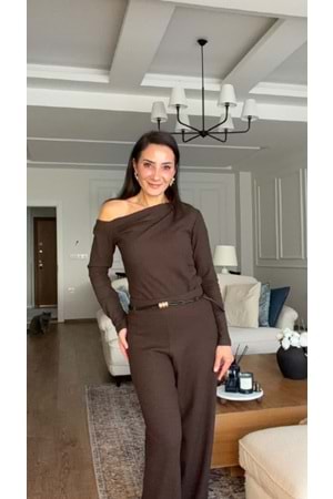 PANTOLON 2610 - QATRE - 26KPN2610 - KAHVE