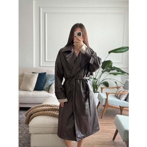 TRENÇKOT 4002 - QATRE - 25KTRÇ4002 - KAHVE - STANDART