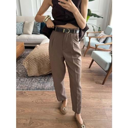 PANTOLON 7963 - QATRE - 25KPN7963 - KAHVE - S