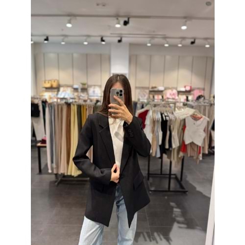 CEKET 3133 - QATRE - 25KCKT3133 - SİYAH - M