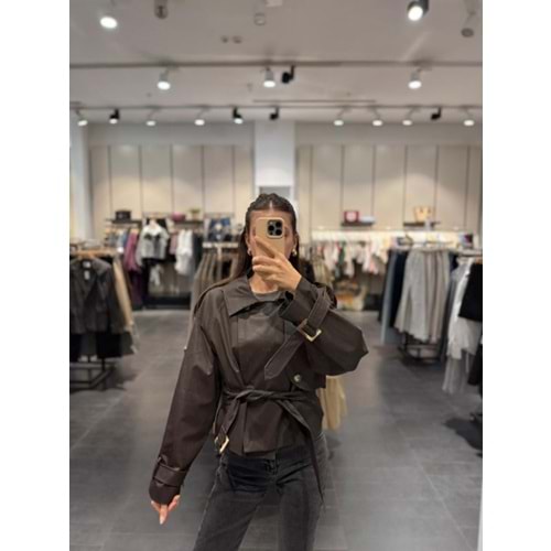 TRENÇKOT 6293 - QATRE - 26YTRÇ6293 - KAHVE - L