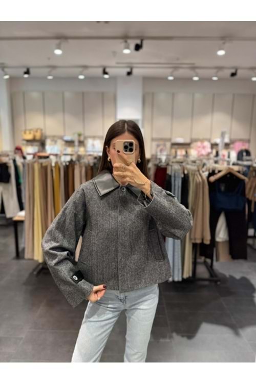 CEKET 6267 - QATRE - 25KCKT6267 - SİYAH