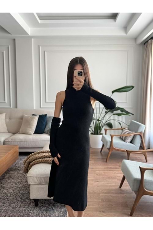 ELBİSE 1001 - QATRE - 25KEL1001 - SİYAH