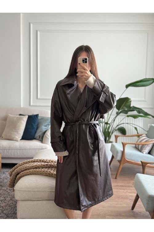 TRENÇKOT 4002 - QATRE - 25KTRÇ4002 - KAHVE