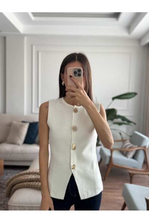 YELEK 2002 - QATRE - 25KYLK2002 - BEYAZ