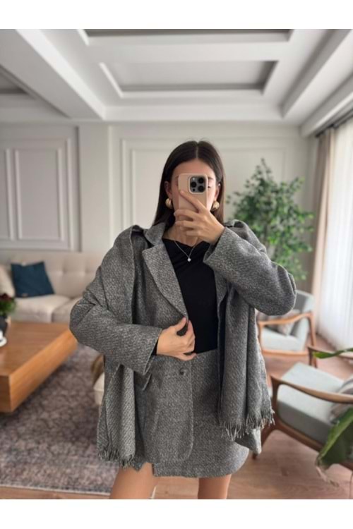 CEKET 5001 - QATRE - 25KCKT5001 - GRİ