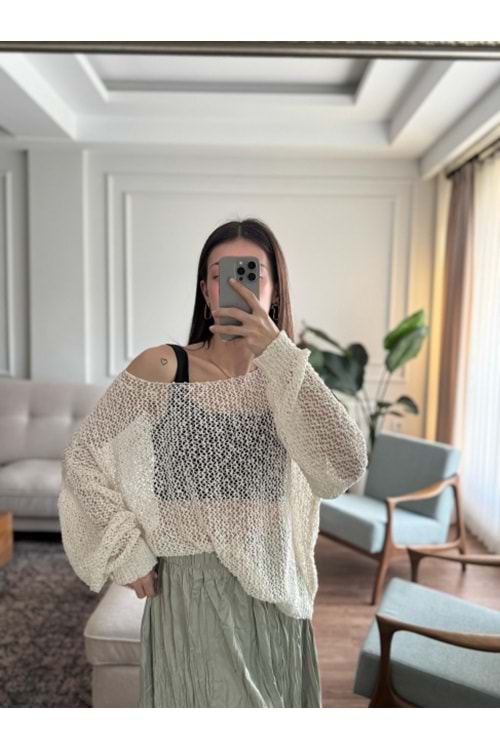 TRİKO 4412 - QATRE - 26YTR4412 - EKRU