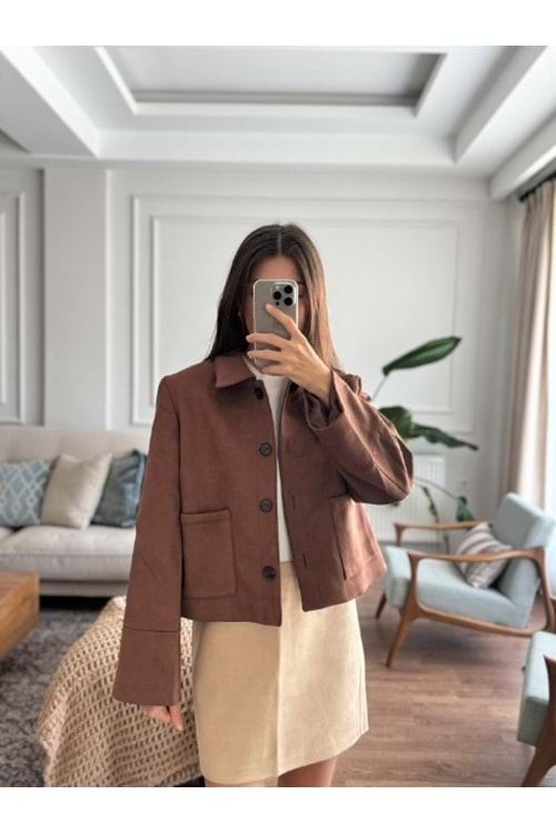 CEKET 5423 - QATRE - 25KCKT5423 - KAHVE