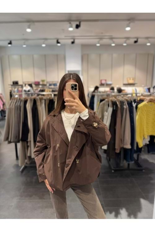 TRENÇKOT 4004 - QATRE - 25KTRÇ4004 - KAHVE