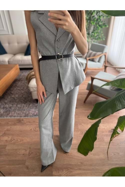 PANTOLON 9234 - QATRE - 25KPN9234 - GRİ