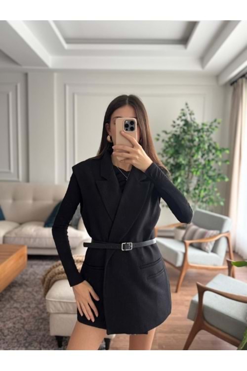 YELEK 6260 - QATRE - 25KYLK6260 - SİYAH