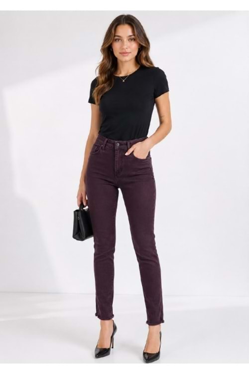 PANTOLON 7413 - QATRE - 26YPN7413 - BORDO