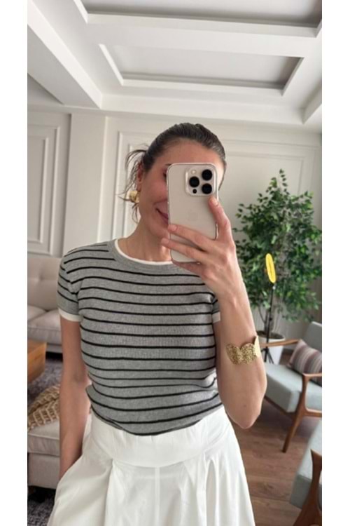 TRİKO 1761 - QATRE - G26YTR1761 - GRİ - STANDART