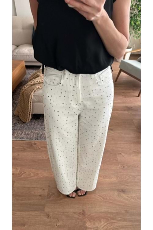 PANTOLON 8017 - QATRE - 26YPN8017 - BEYAZ