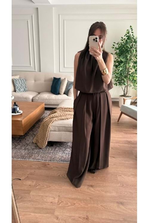 PANTOLON 0028 - QATRE - 26YPN0028 - KAHVE