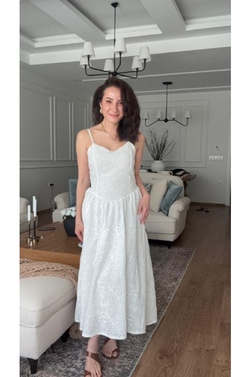 ELBİSE 1069 - QATRE - 26YEL1069 - BEYAZ