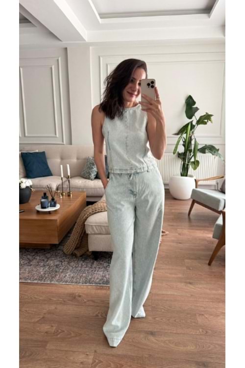 BLUZ 8289 - QATRE - 26YBL8289 - BLUE