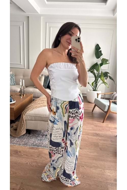 PANTOLON 0178 - QATRE - 26YPN0178 - MAVİ