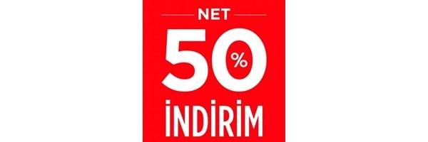 NET %50 İNDİRİM