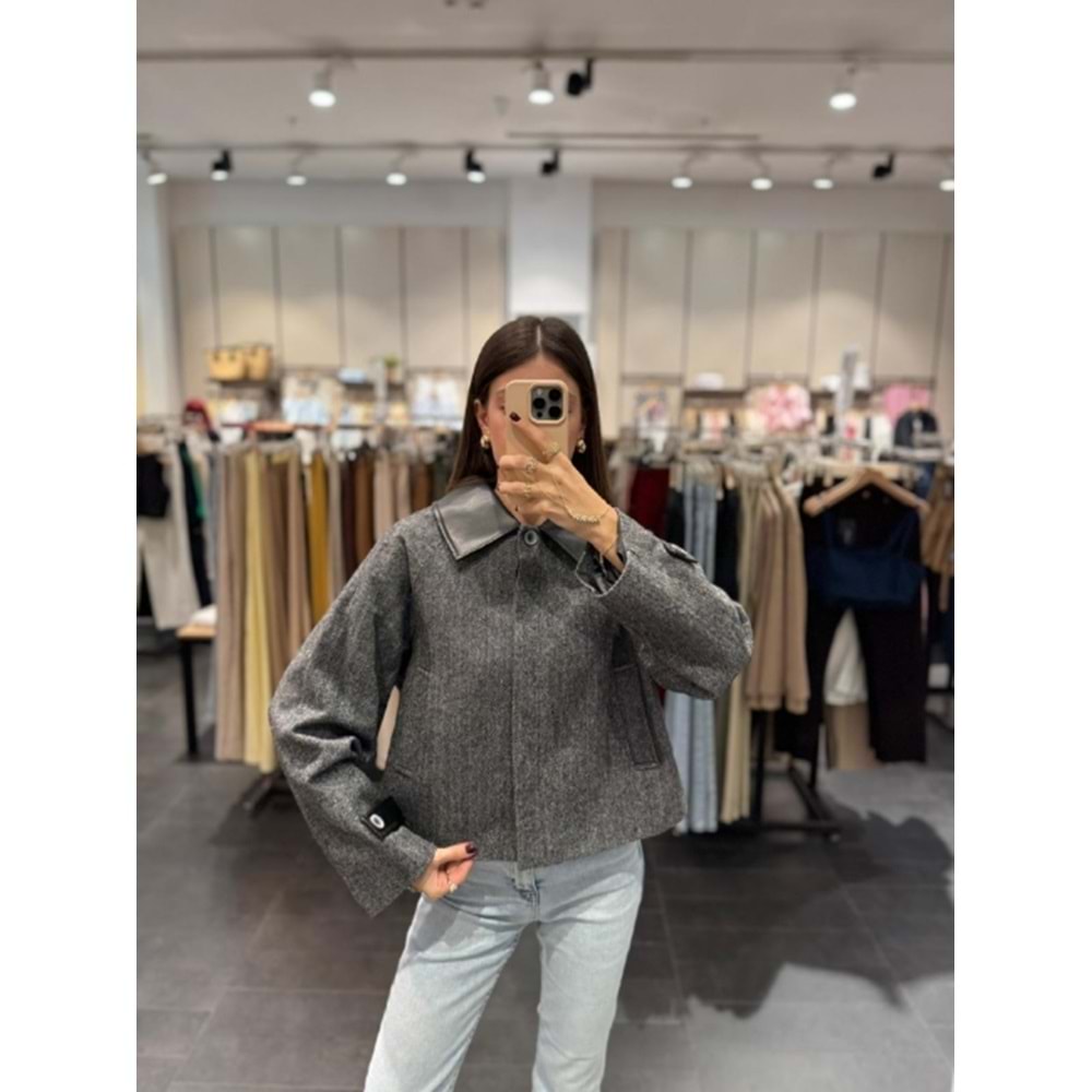 CEKET 6267 - QATRE - 25KCKT6267 - SİYAH - M