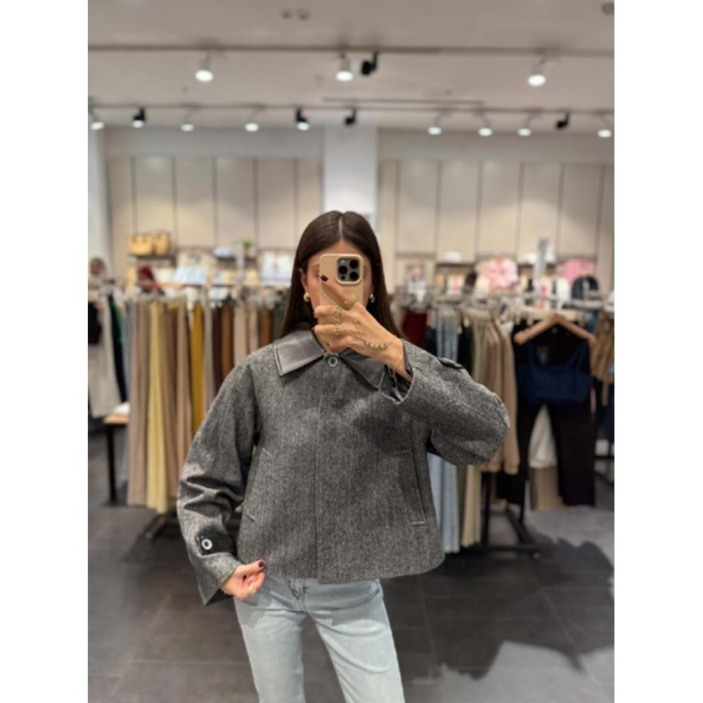 CEKET 6267 - QATRE - 25KCKT6267 - SİYAH - M