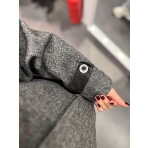 CEKET 6267 - QATRE - 25KCKT6267 - SİYAH - M