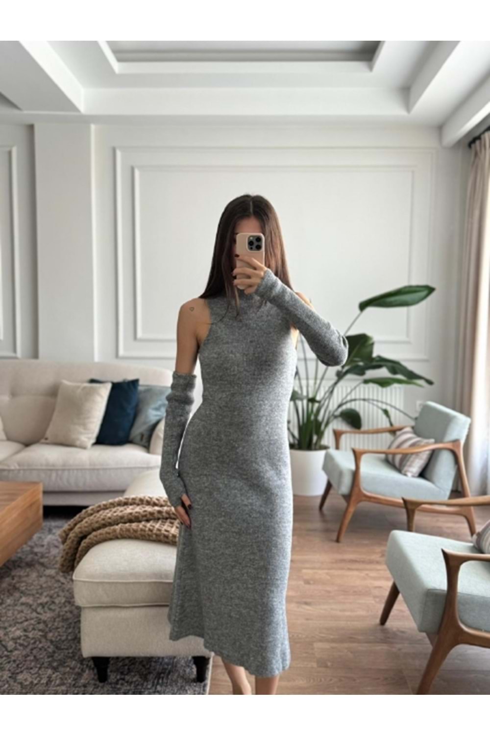 ELBİSE 1001 - QATRE - 25KEL1001 - ANTRASİT