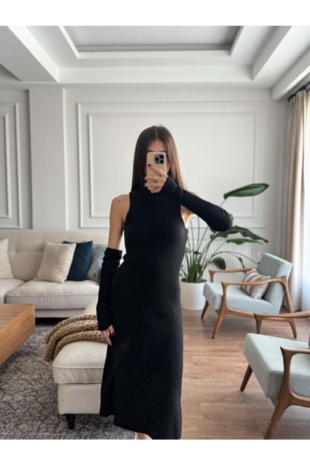 ELBİSE 1001 - QATRE - 25KEL1001 - SİYAH