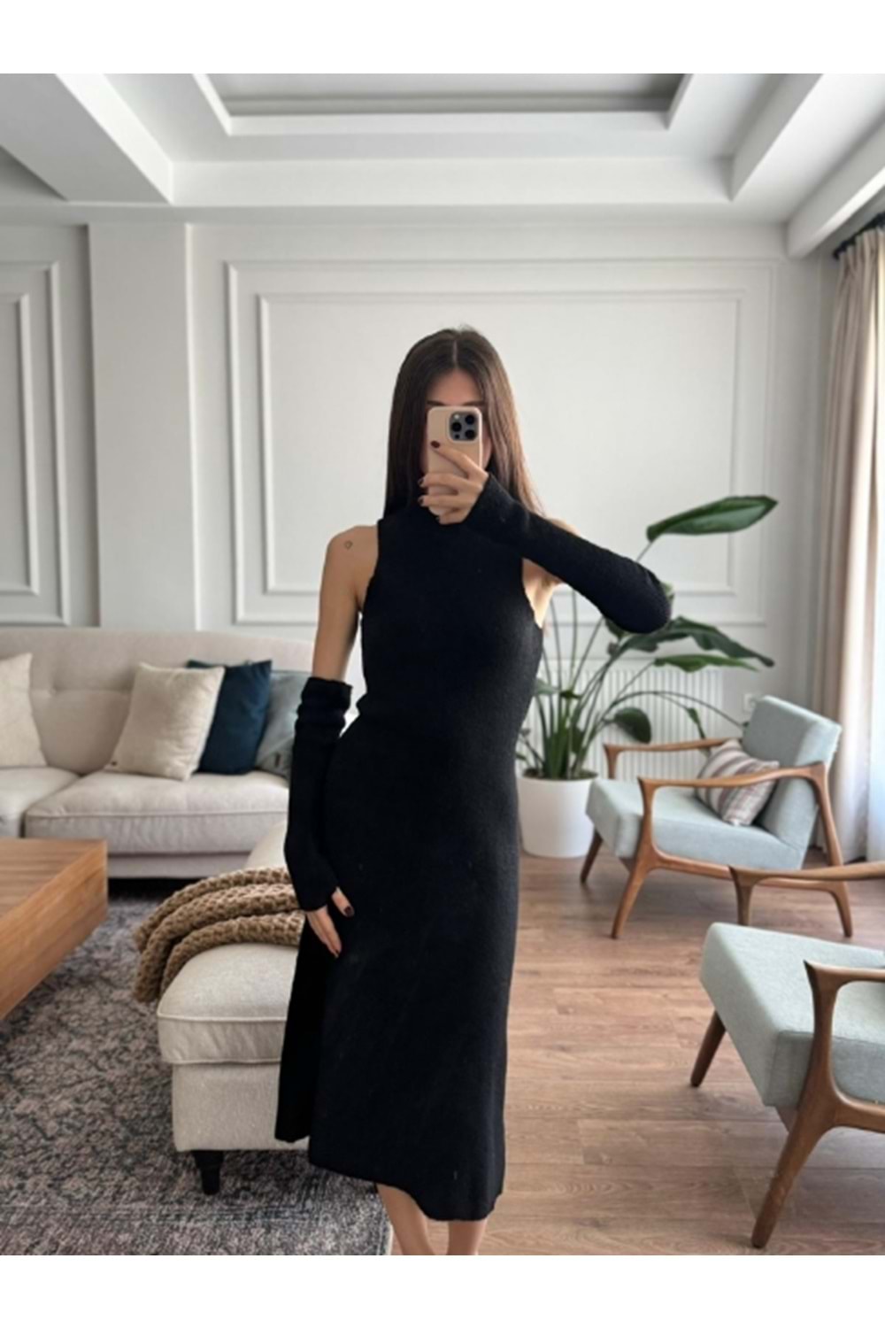 ELBİSE 1001 - QATRE - 25KEL1001 - SİYAH