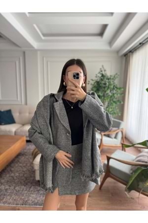 CEKET 5001 - QATRE - 25KCKT5001 - GRİ