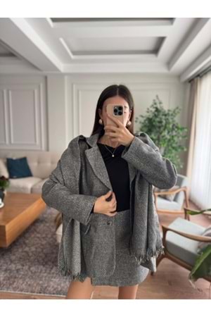 CEKET 5001 - QATRE - 25KCKT5001 - GRİ