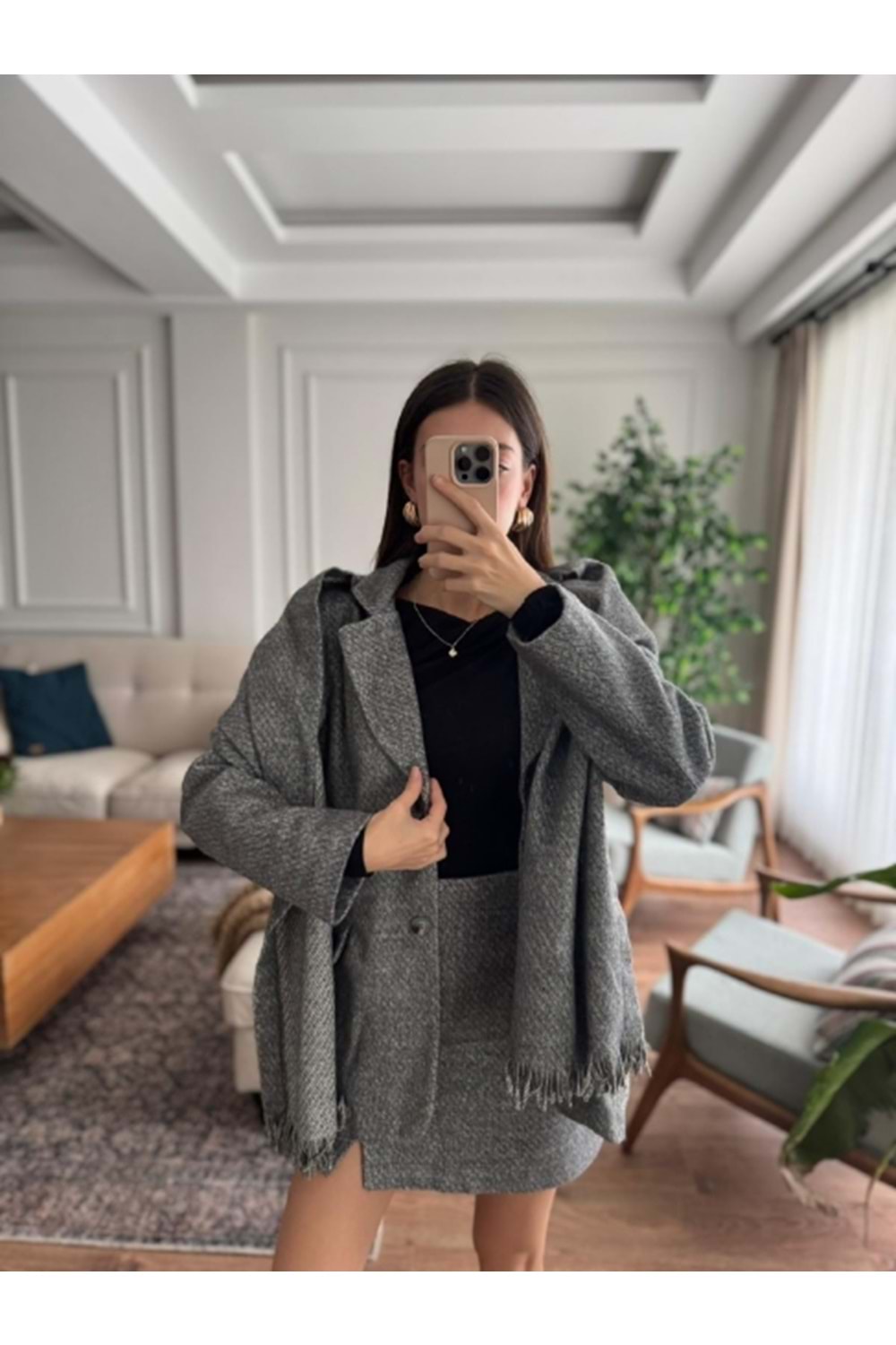 CEKET 5001 - QATRE - 25KCKT5001 - GRİ