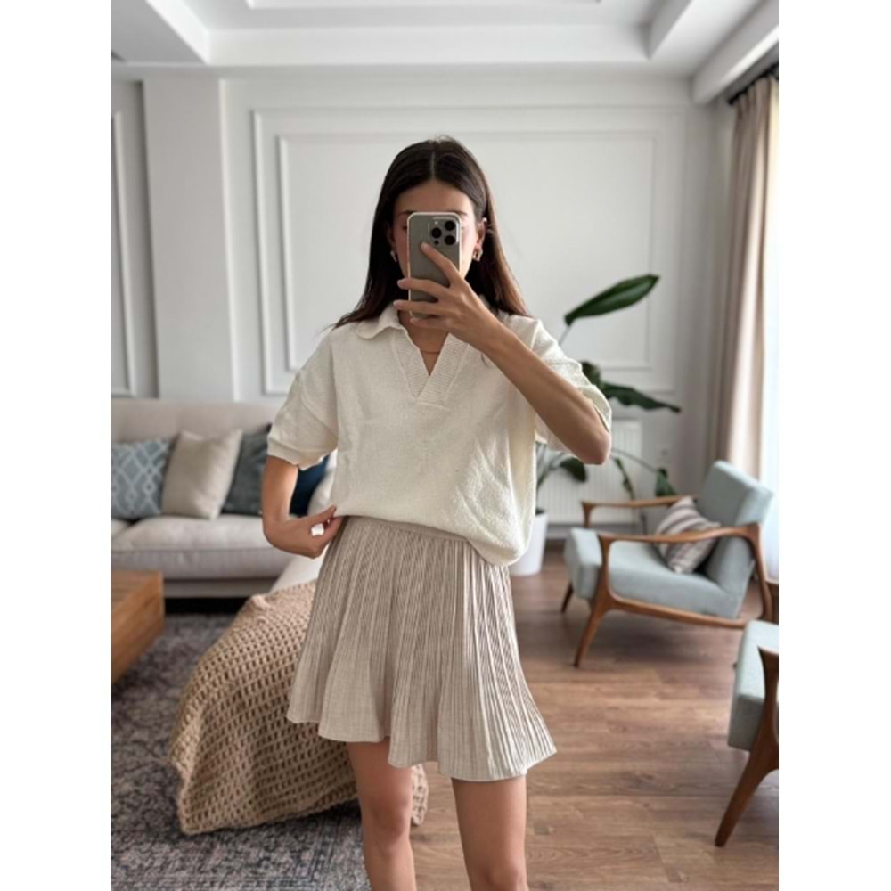 TRİKO 7002 - QATRE - 25KTR7002 - EKRU - STANDART