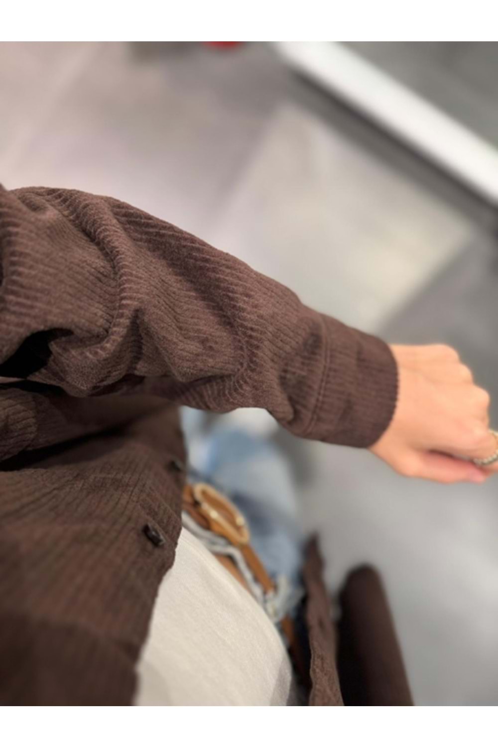 GÖMLEK 4699 - QATRE - 25KGM4699 - KAHVE